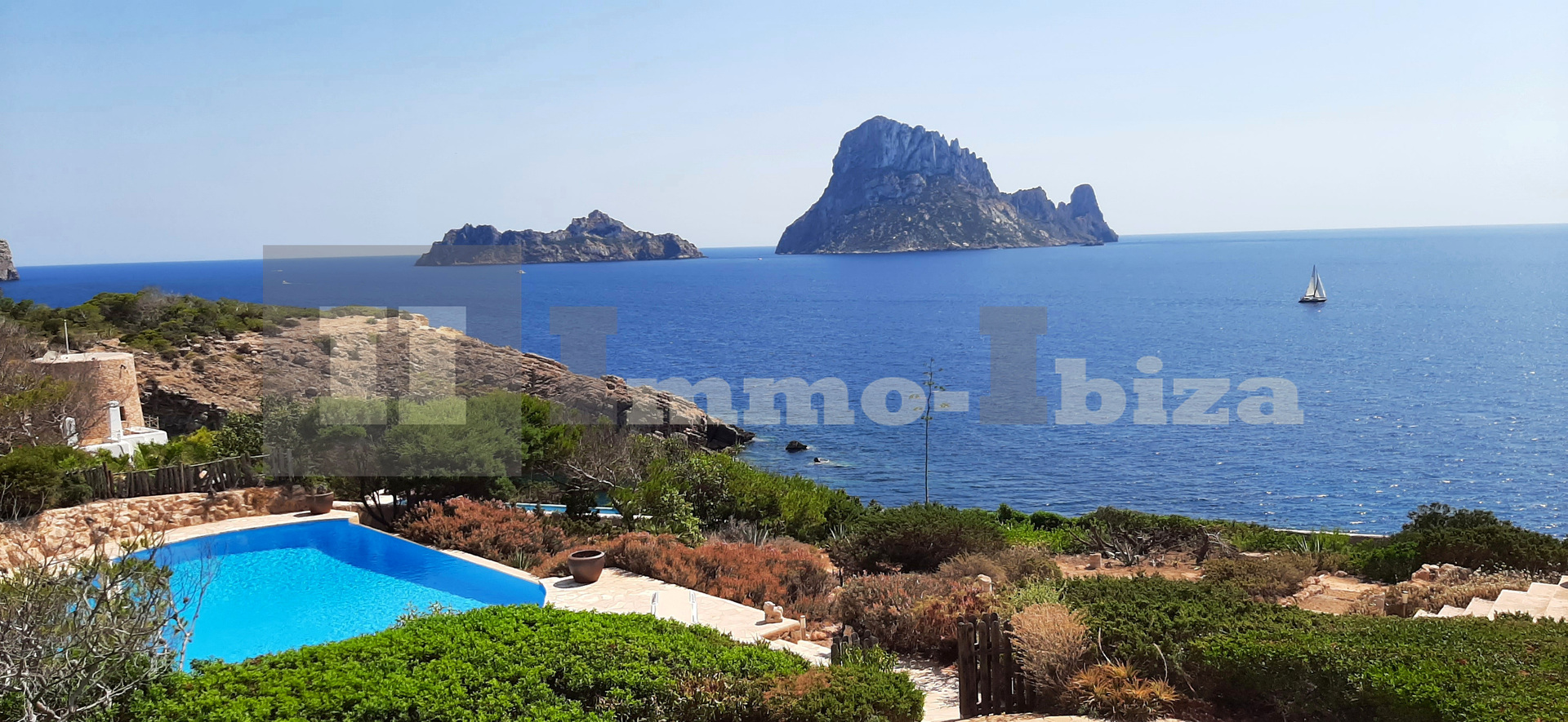 1St Sea-Line Villa with Unbeatable Views to Es Ved